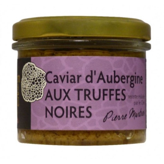 Caviar d'aubergine à la truffe noire  
