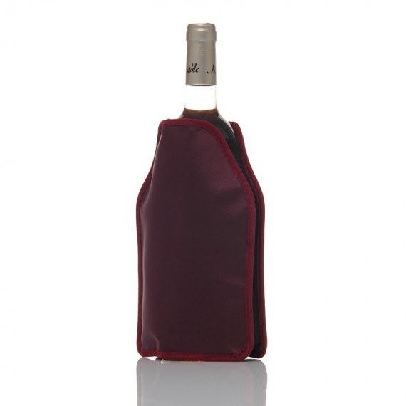 Rafraîchisseur de bouteille couleur bordeaux Vinolem 