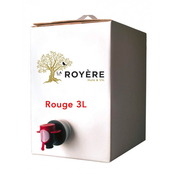 BIB 3L Rouge - Domaine de La Royère Royère - Domaine de la Royère PDO Luberon