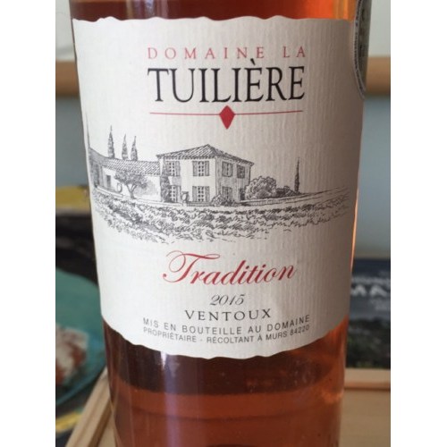 Tradition Rosé - La Tuilière Tuilière - Domaine de La Tuilière PDO Ventoux