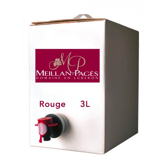 BIB 3L Rouge - Domaine Meillan Pagès Meillan Pagès - Domaine Meillan-Pagès AOP Luberon