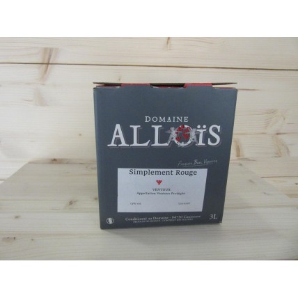 Bib Simplement rouge - Alloïs Alloïs - Domaine Alloïs Aléatoire