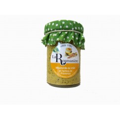 Moutarde herbes de Provence et Miel - La Roumanière