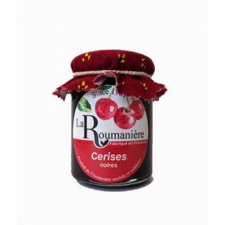 Confiture cerises noires - La Roumanière