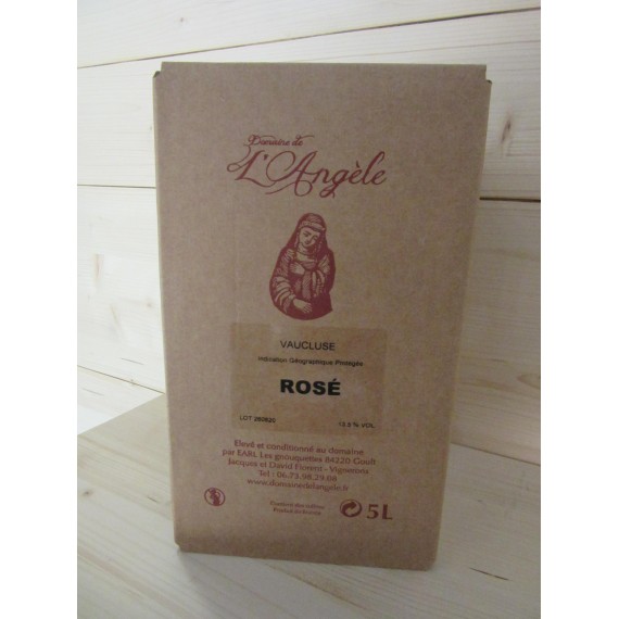 Bib 5L Rosé Domaine de l'Angèle Angèle - Domaine de l'Angèle IGP Vaucluse