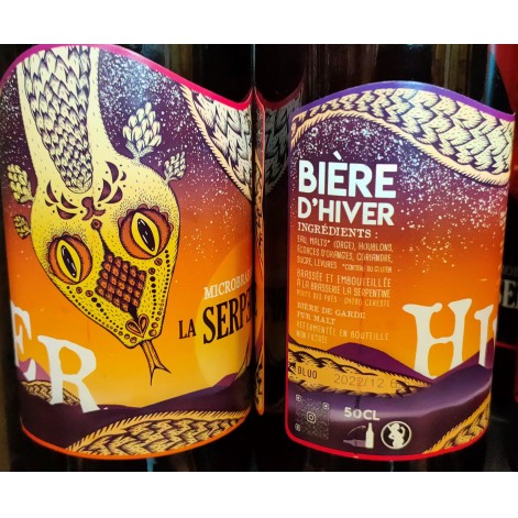 BIERE D'HIVER LA SERPENTINE  