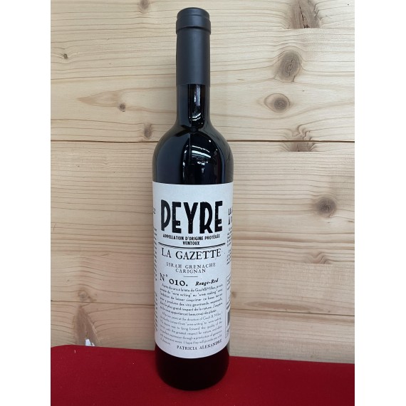 La Gazette Rouge Domaine Des Peyre  Domaine Des Peyre PDO Ventoux