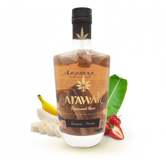 Rhum arrangé Banane Fraise Arawak 