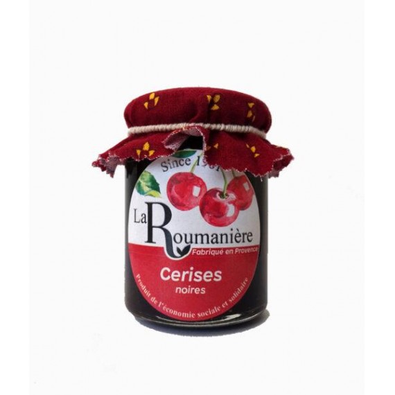 Confiture cerises noires  