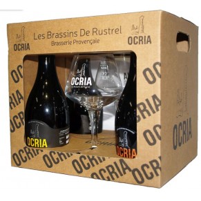 Coffret Ocria 4 bières + 2 verres - 