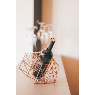 Porte-bouteille diamant cuivré - Vinolem