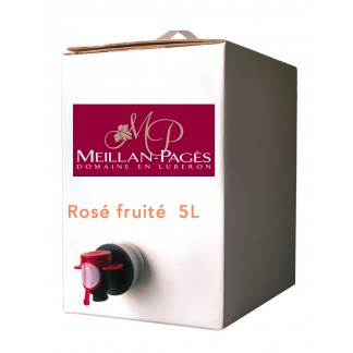 Rosé fruité BIB 5L - Meillan Pagès - Domaine Meillan-Pagès