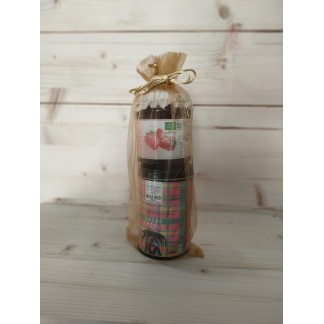 pochon cadeau doré 1 bouteille
